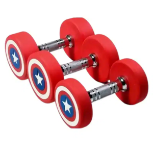 Marvel Dumbbell – Captain America Dumbbells 2.5 kg–30 kg (Total up to 390 kg Set)