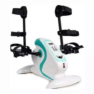Motorized Exercise Bike with Leg Support