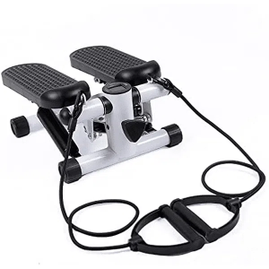 Mini Fitness Twist Stepper with Electronic Display and Resistance Bands