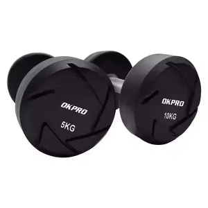 OKPRO Rubber Fixed Dumbbell Set (390Kg) – OK1042B