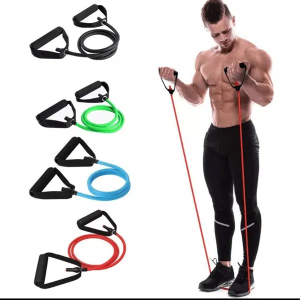 120cm Yoga Pull Rope Elastic Resistance Bands Fitness Workout Exercise Tubes Practical Training Rubber Tensile Expander