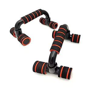 Fitness Plastic Push Up Bar Stands – Strong Pushup Stands with Comfortable Foam Grip and Non-Slip Bars