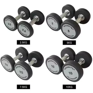 TECHNOGYM CPU Fixed Dumbbell – 2.5KG to 15KG Full Set (105KG)