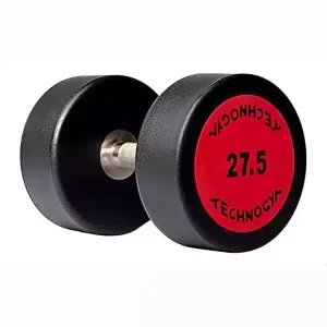 Original Technogym CPU Rubber Fixed Dumbbell Set (2.5Kg–30Kg, Total 390Kg)