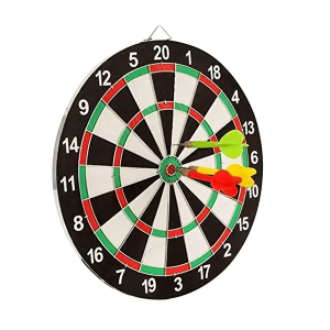 Ninja – 15 Inch Dart Board – Black and White