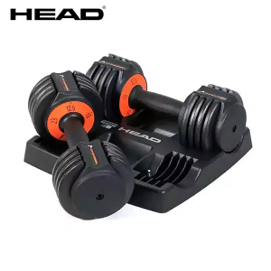 HEAD-NT326C Quick Adjustable Dumbbell Set 30Lbs – 1 Pair (Total 13.6kg) For Men and Women