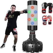 Centra Freestanding Smart Punching Bag – Electronic Music Machine with Bluetooth